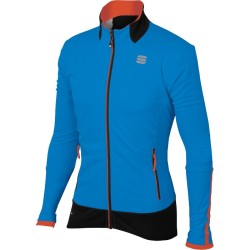 Warm-up jas Sportful Apex 2 WS Jacket elektrische blauw-rode fluo